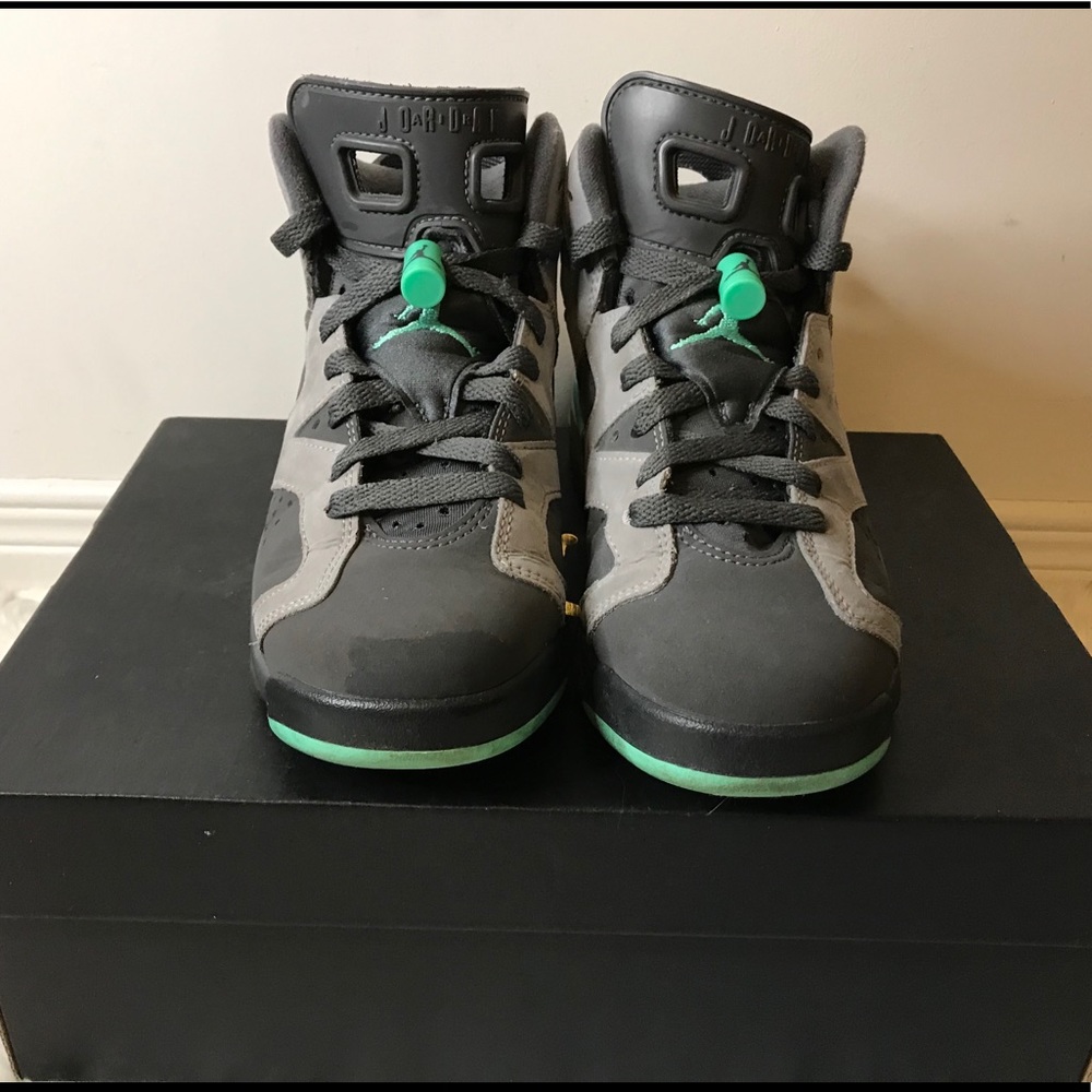 Air Jordan GS Green Glow (women shoes)